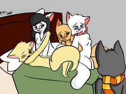 Daisy Lucy LucyxSandyxDaisyxSue Mike polyamory quadruple Rachelvang_(Artist) Sandy Sue (800x600, 189KB)