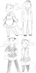 Abbey Daisy Katie parody Shiraru_(Artist) Stacy (2048x4106, 1.4MB)