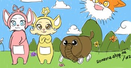 crossover Daisy David excellent Lucy Paulo Plusook_(Artist) sketch (864x450, 342KB)